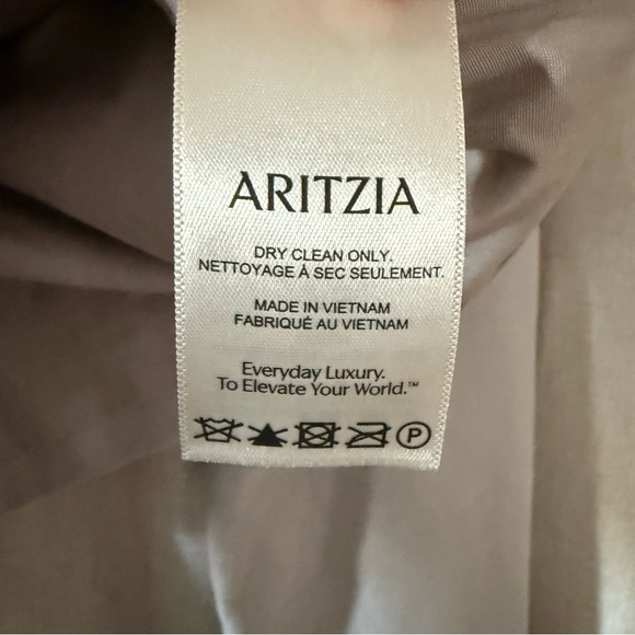 Aritzia Wilfred Cropped Jacket | XS | Gray | Linen + Lyocell Blend - Picture 6 of 9